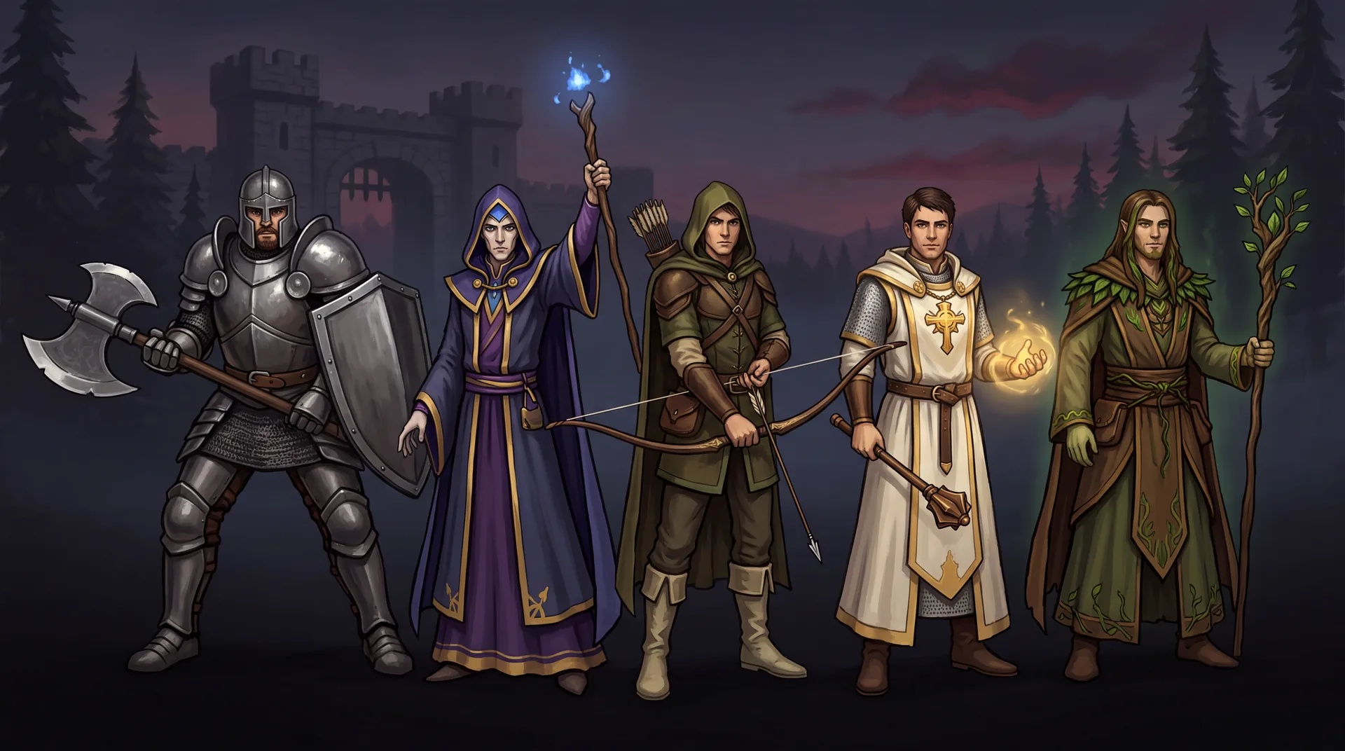 Argentum Survivor — clases clásicas de Argentum